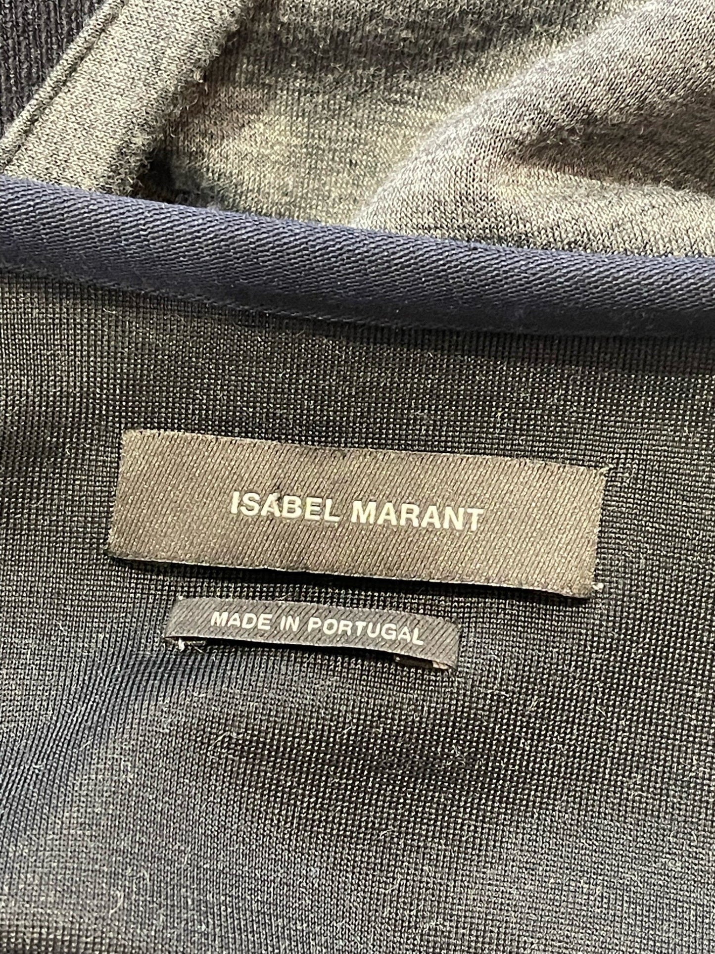 Robe Isabel Marant bleu marine T.36
