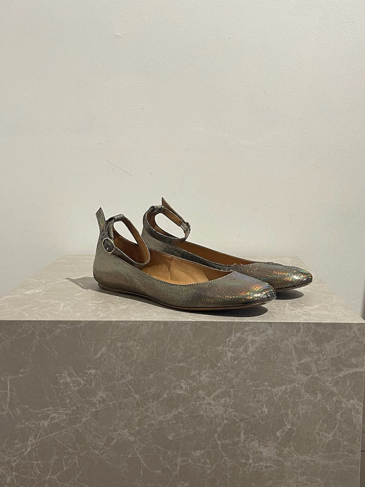 Ballerines Isabel Marant argentées T.38