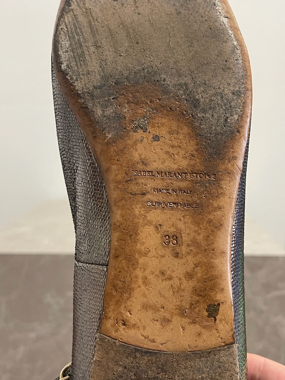 Ballerines Isabel Marant argentées T.38
