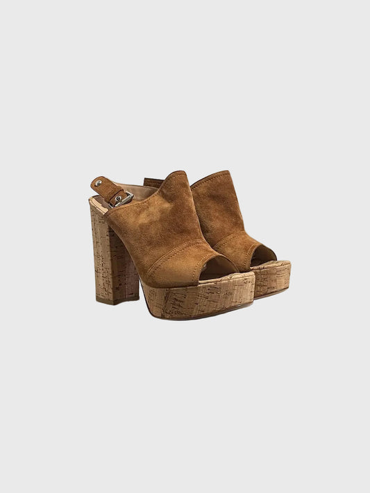 Sandales Gianvito Rossi camel T.37,5
