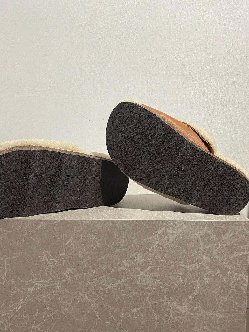 Mules Chloé beige T.37