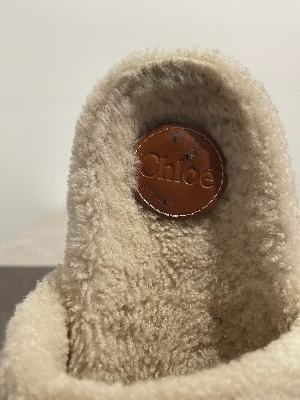 Mules Chloé beige T.37