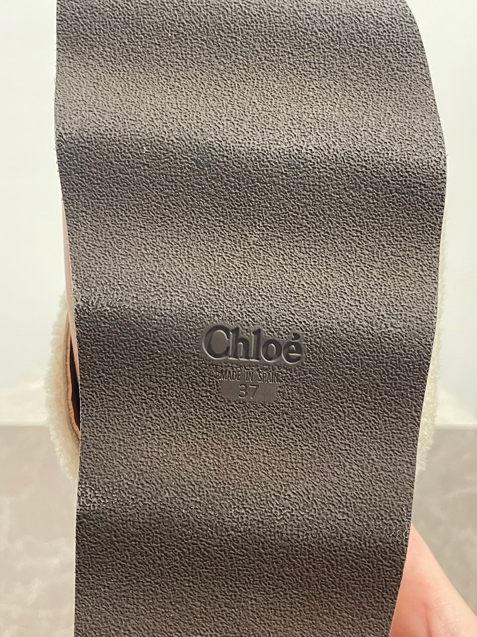 Mules Chloé beige T.37