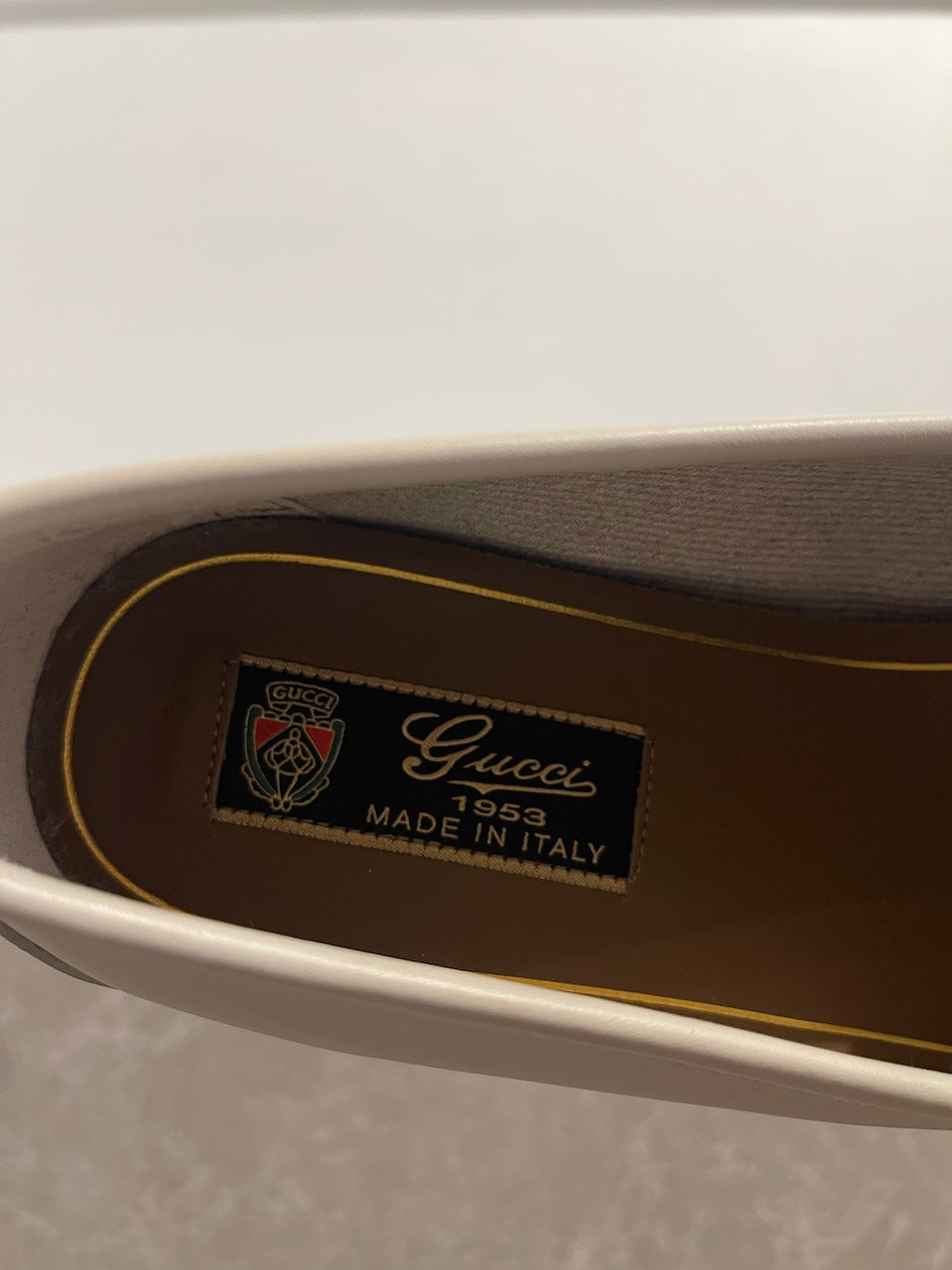 Mocassins Gucci blancs T.42 NEUFS
