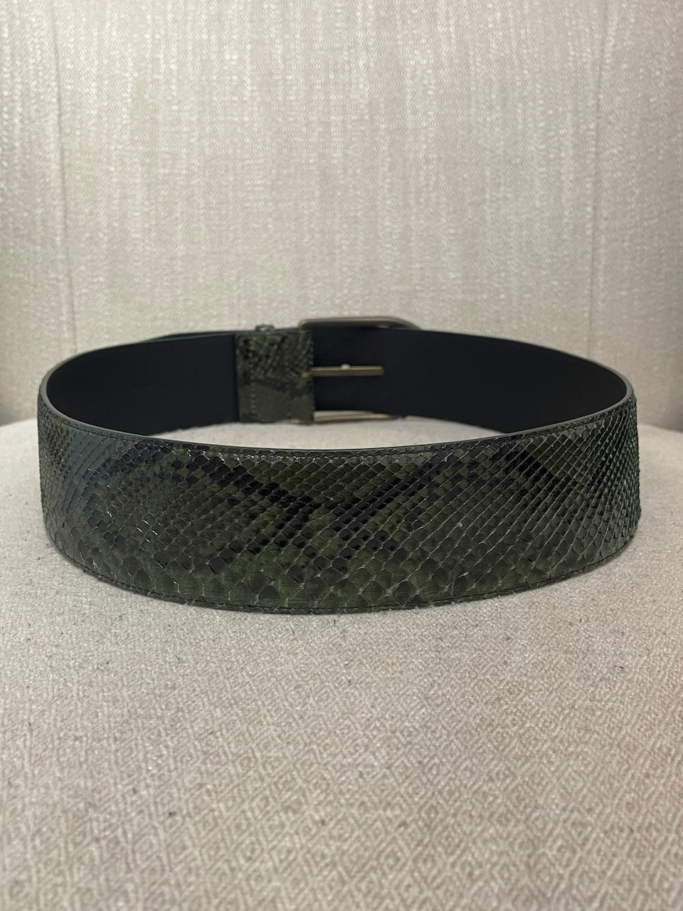Ceinture Saint Laurent python T.90