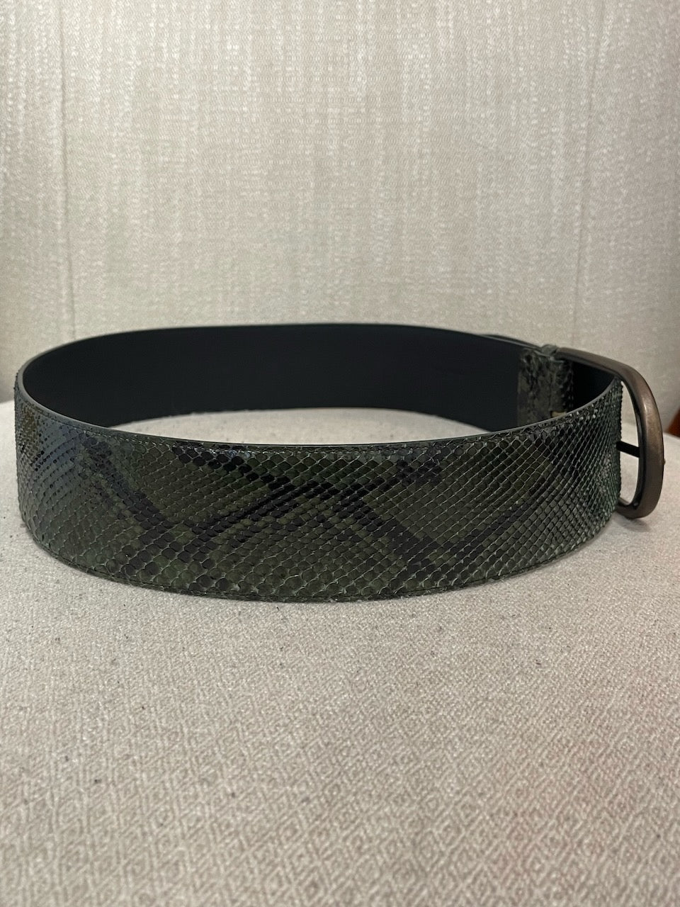 Ceinture Saint Laurent python T.90