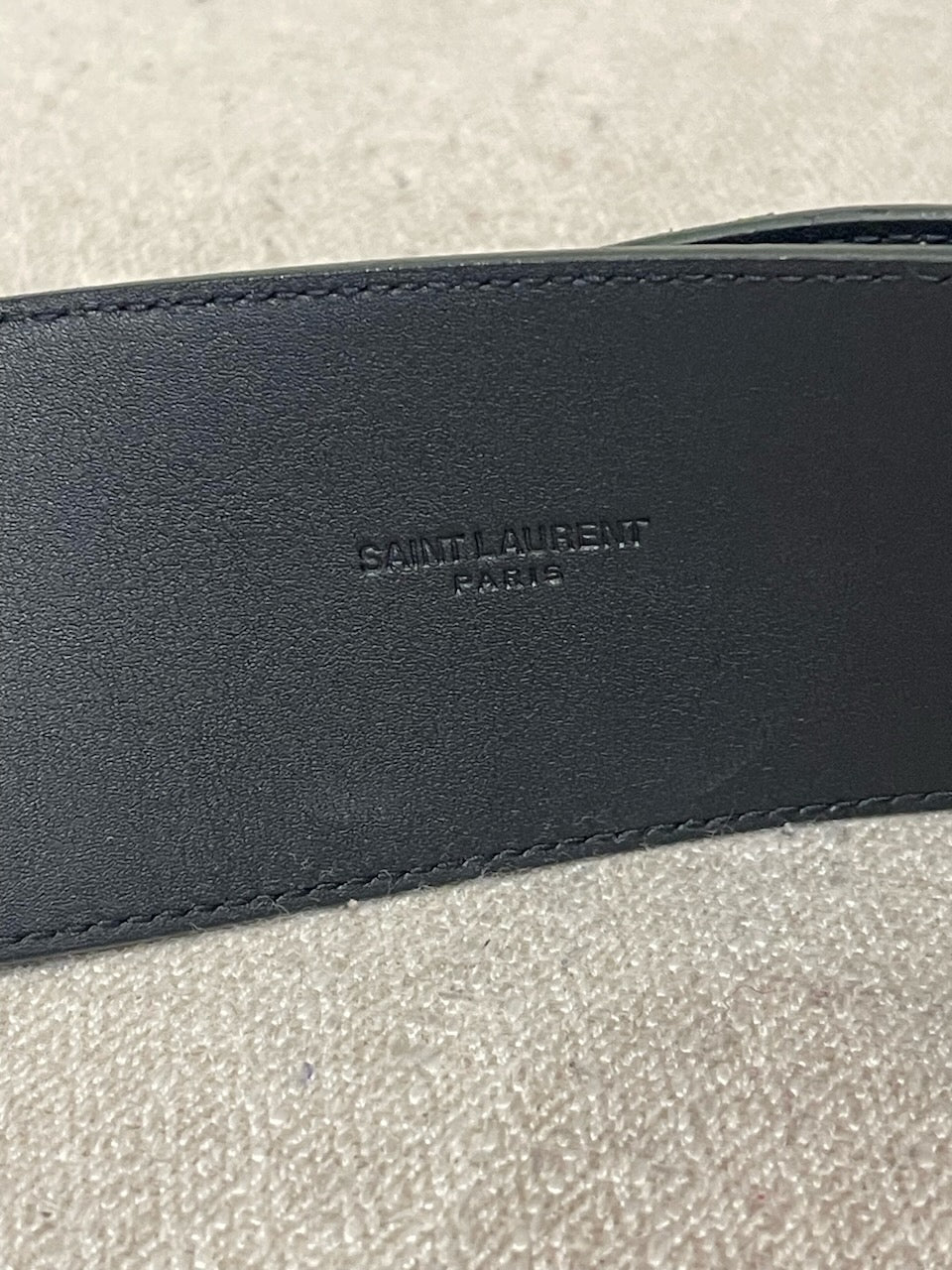 Ceinture Saint Laurent python T.90