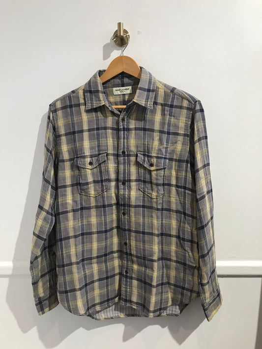 Chemise Saint Laurent carreaux T.M