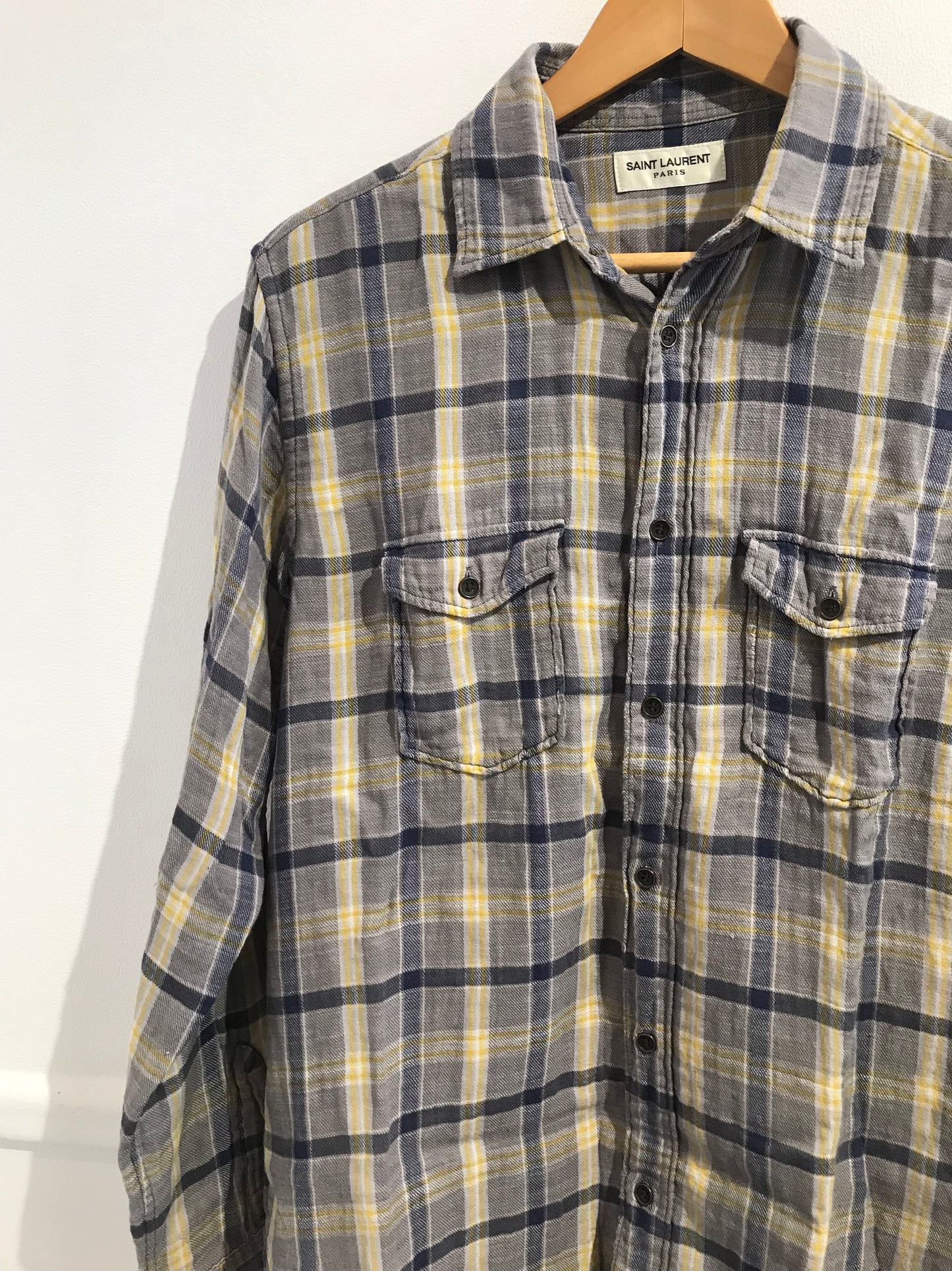 Chemise Saint Laurent carreaux T.M