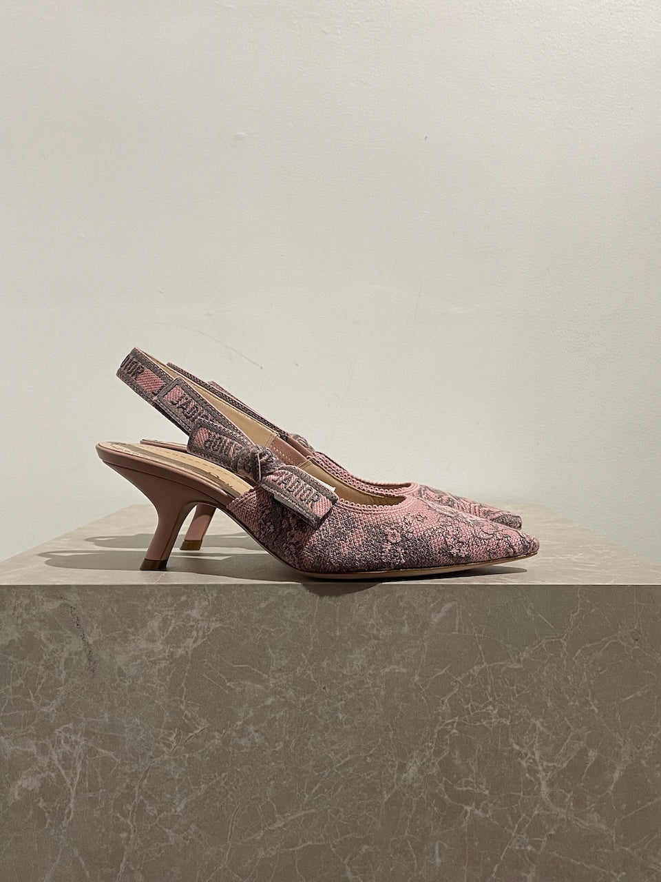 Slingback Dior rose T.37