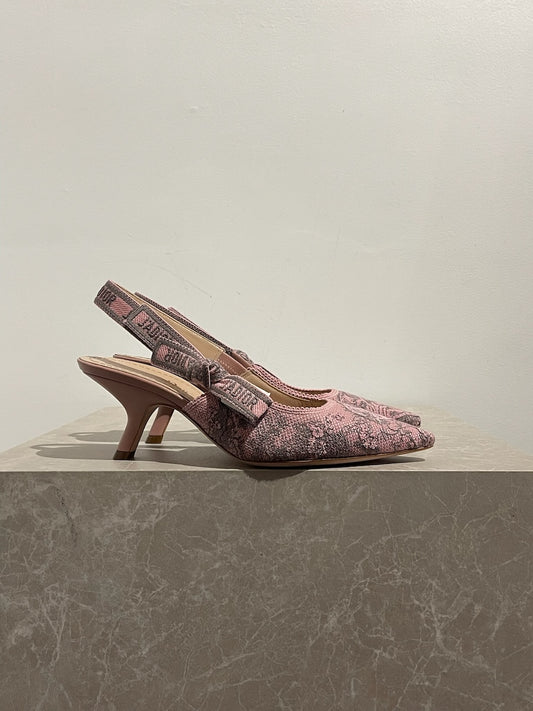 Slingback Dior rose T.37