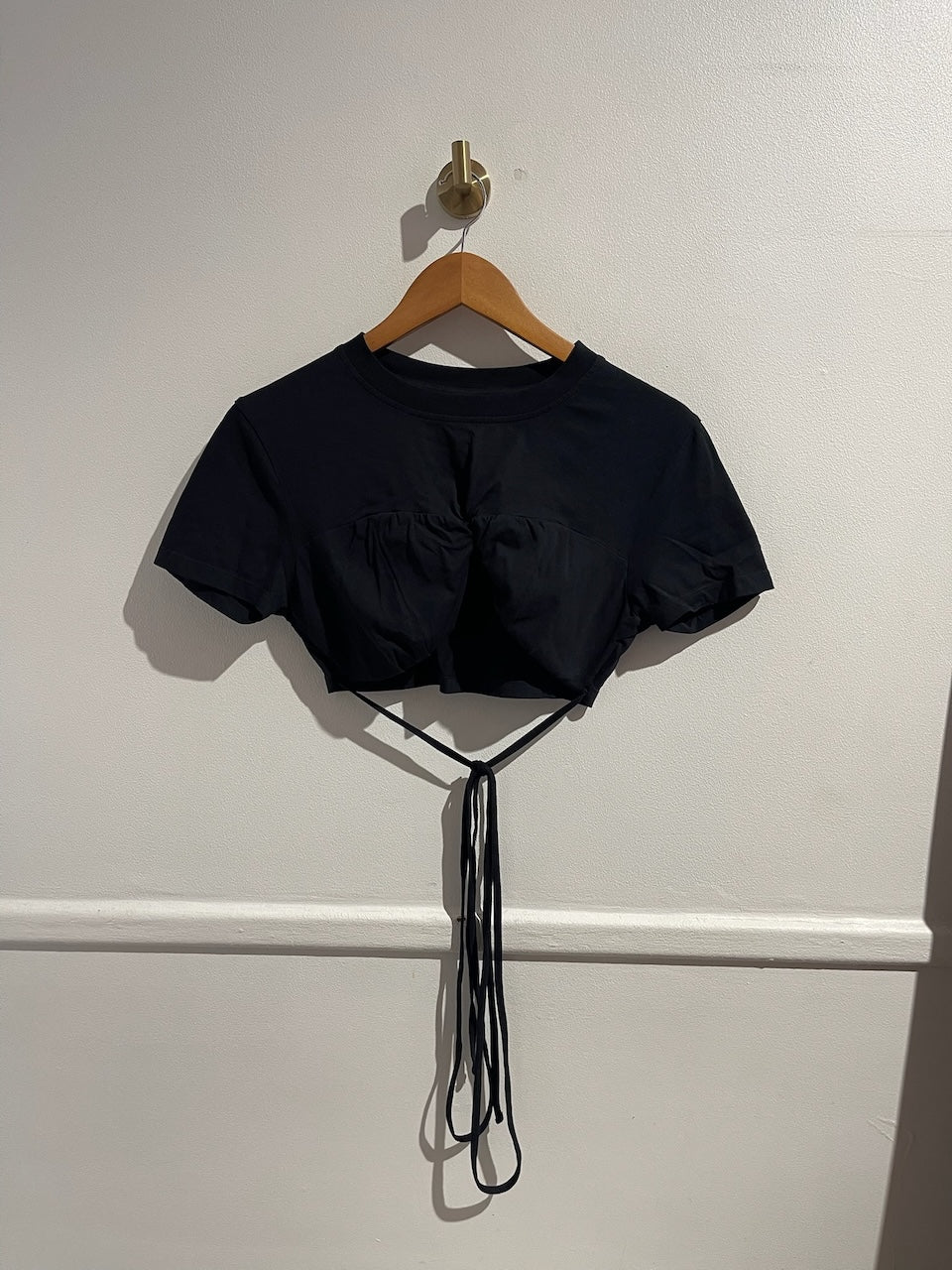 Top Jacquemus Baci noir T.S