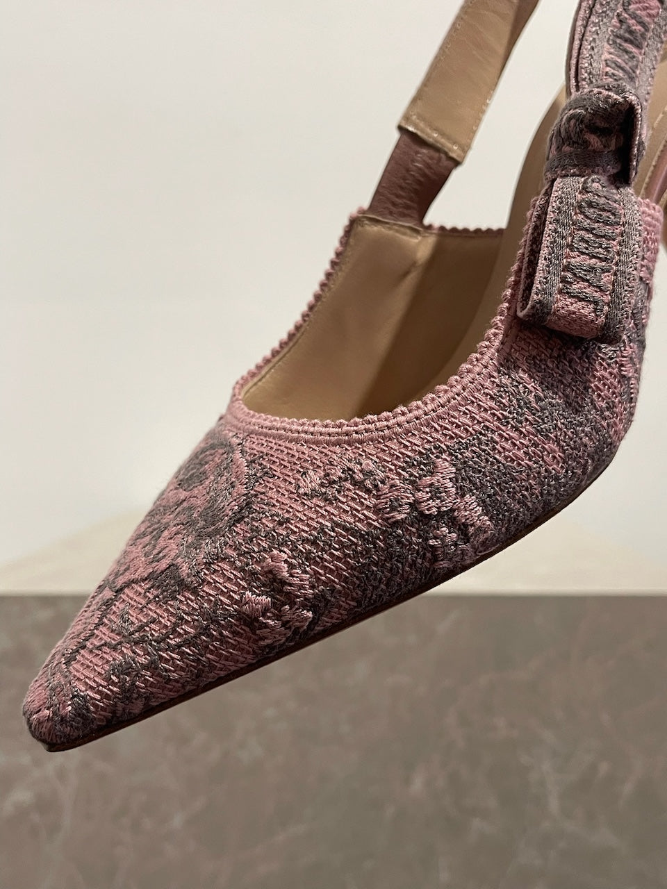 Slingback Dior rose T.37