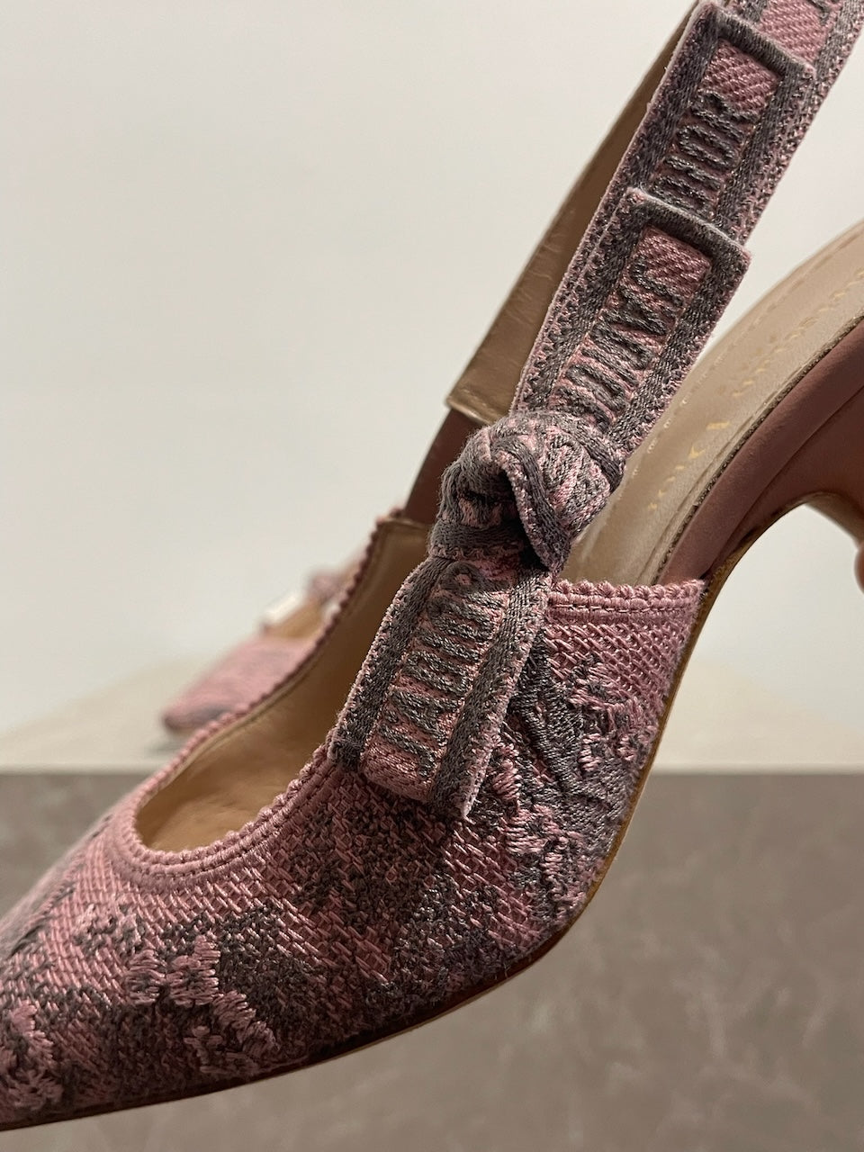 Slingback Dior rose T.37