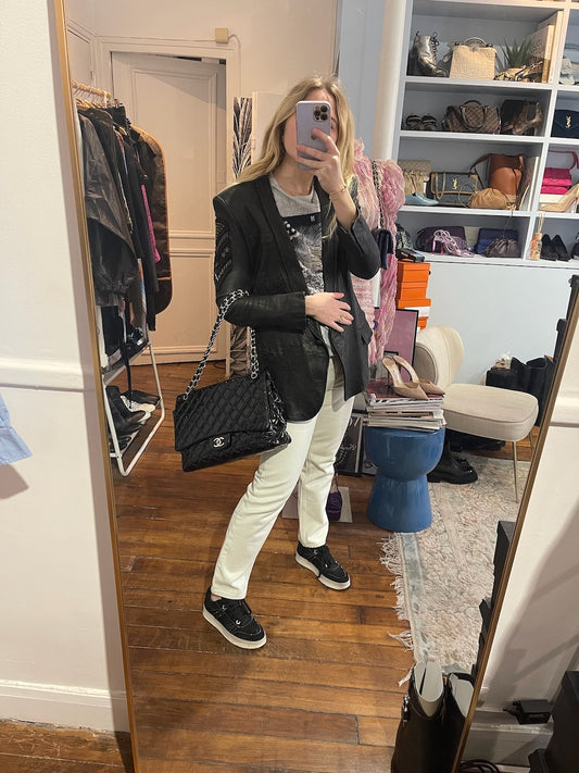 Baskets Jimmy Choo noires T.37,5