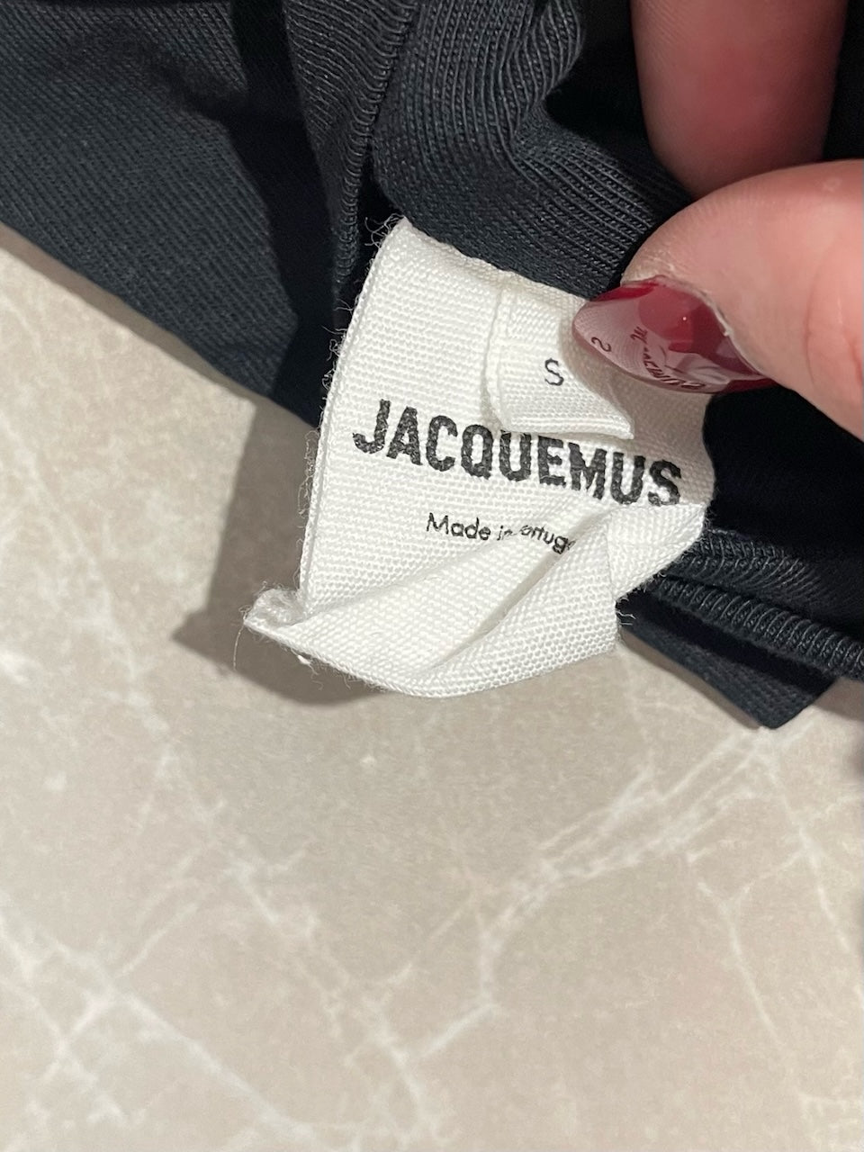 Top Jacquemus Baci noir T.S