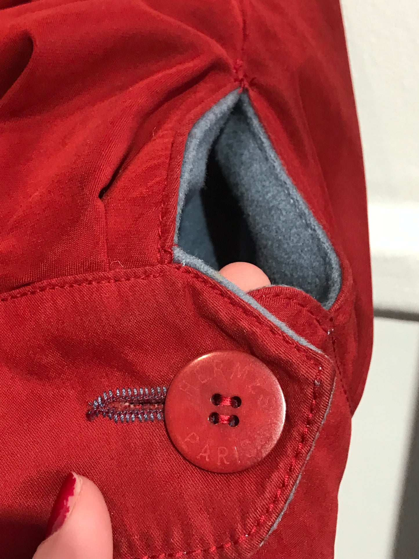 Manteau Hermes réversible T.40