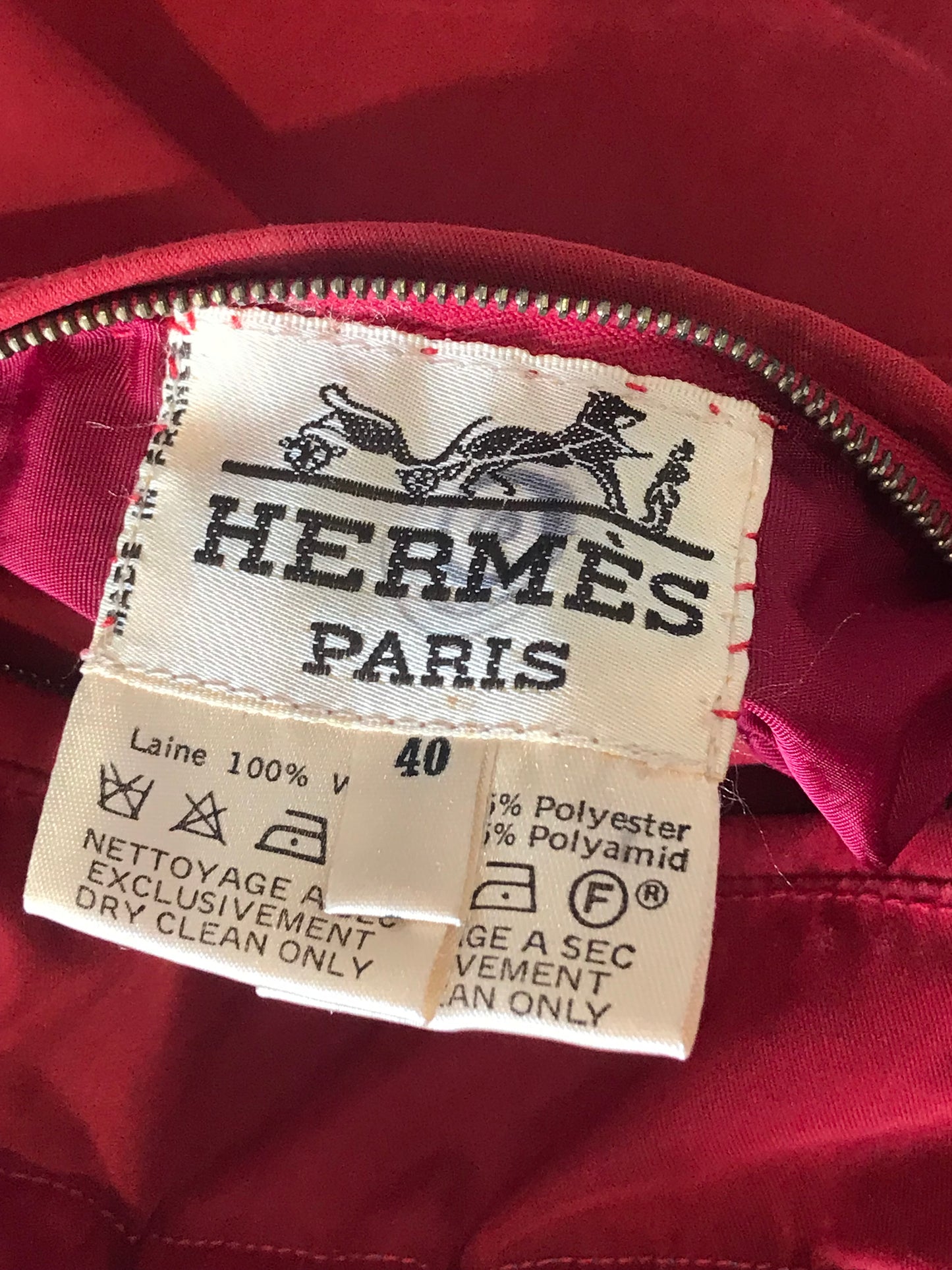 Manteau Hermes réversible T.40