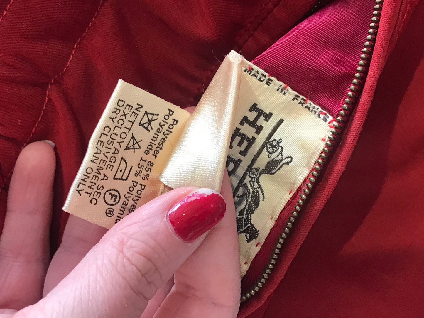Manteau Hermes réversible T.40