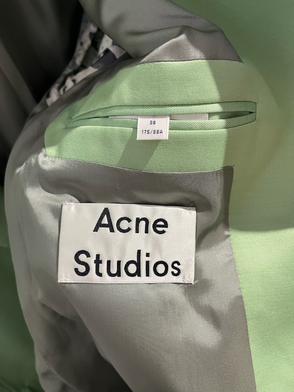 Blazer Acne Studios vert T.38