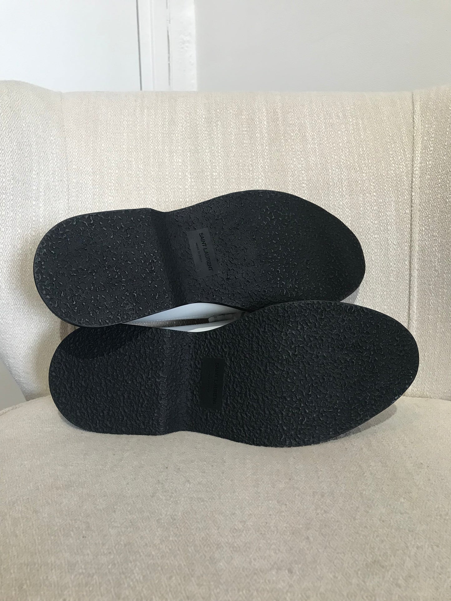 Mocassins Saint Laurent blancs T.41 NEUFS