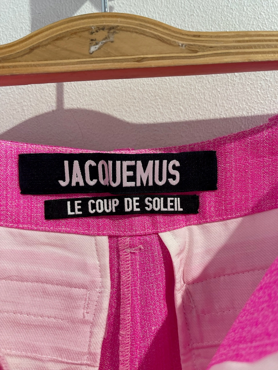 Bermuda Jacquemus rose T.34