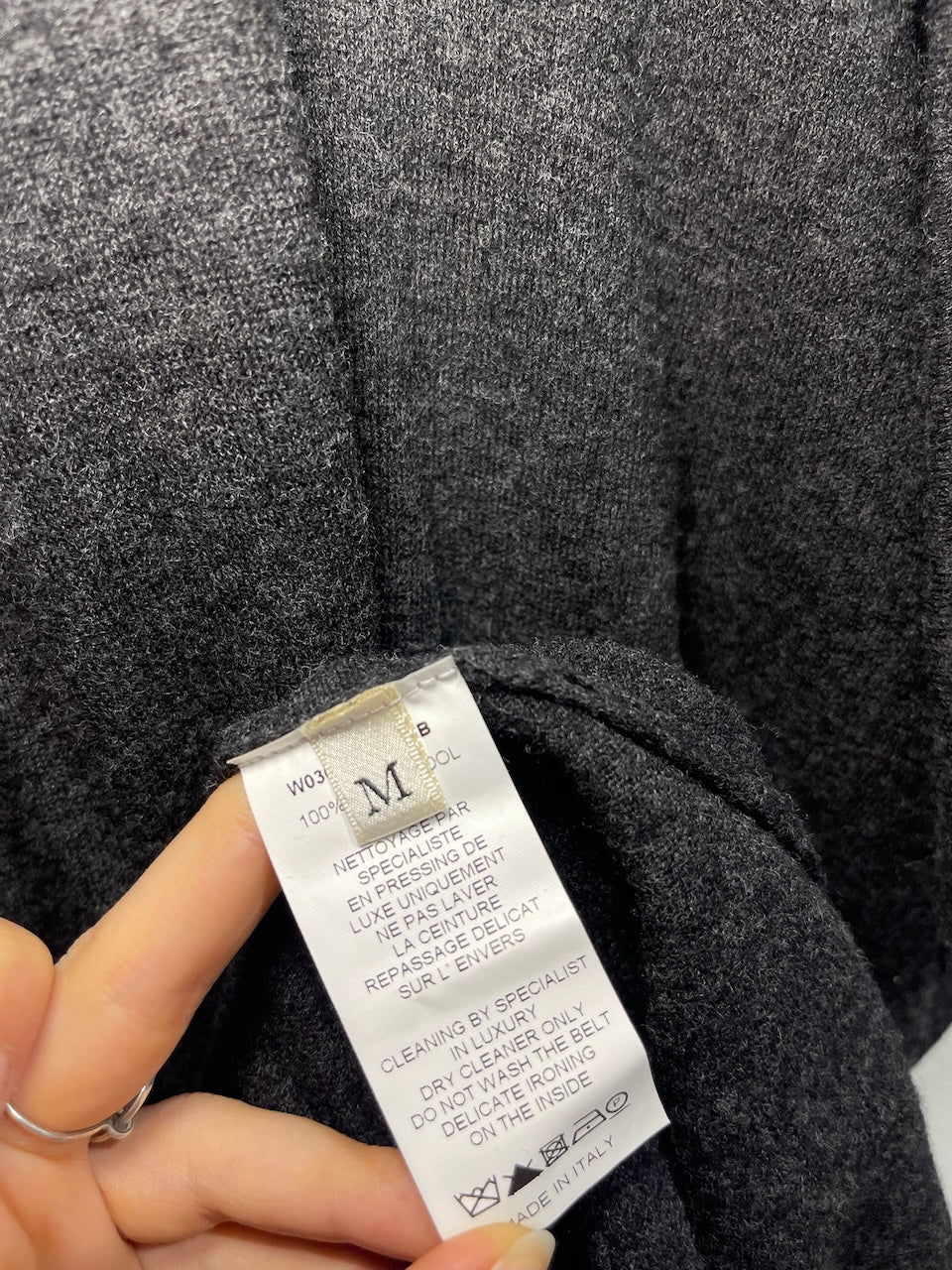 Robe Lanvin grise T.M
