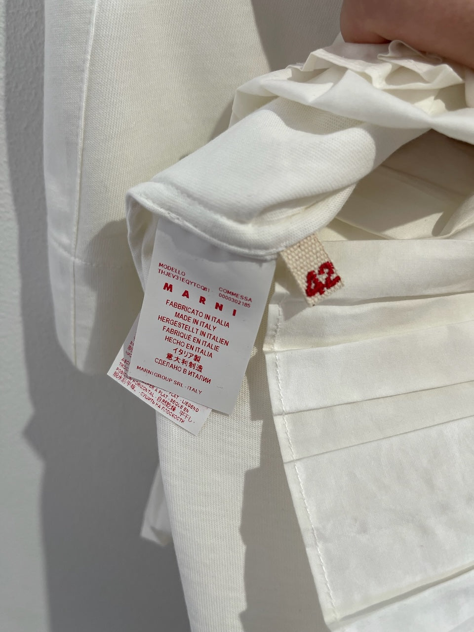 T-shirt Marni blanc T.38