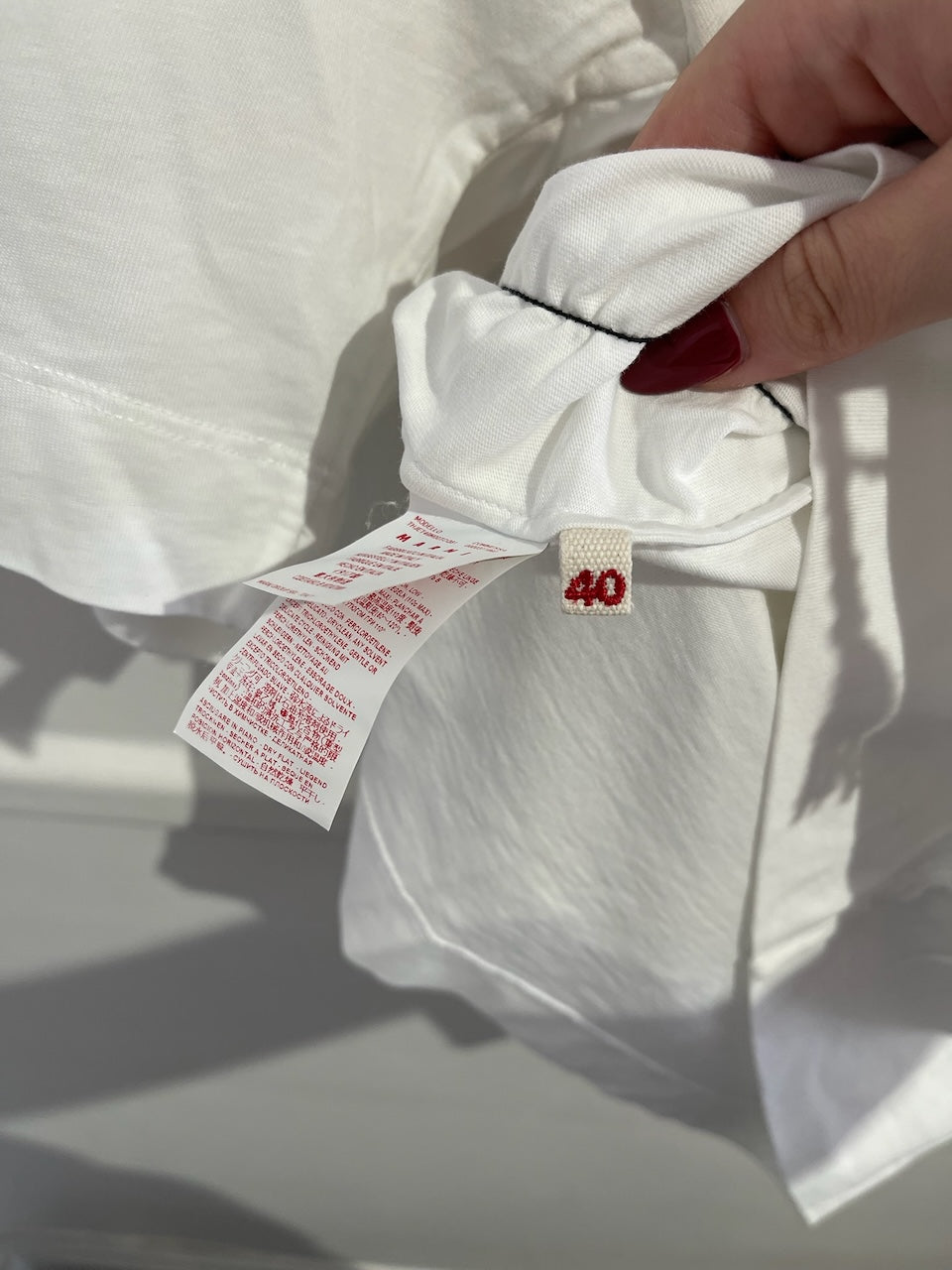 T-shirt Marni blanc T.36