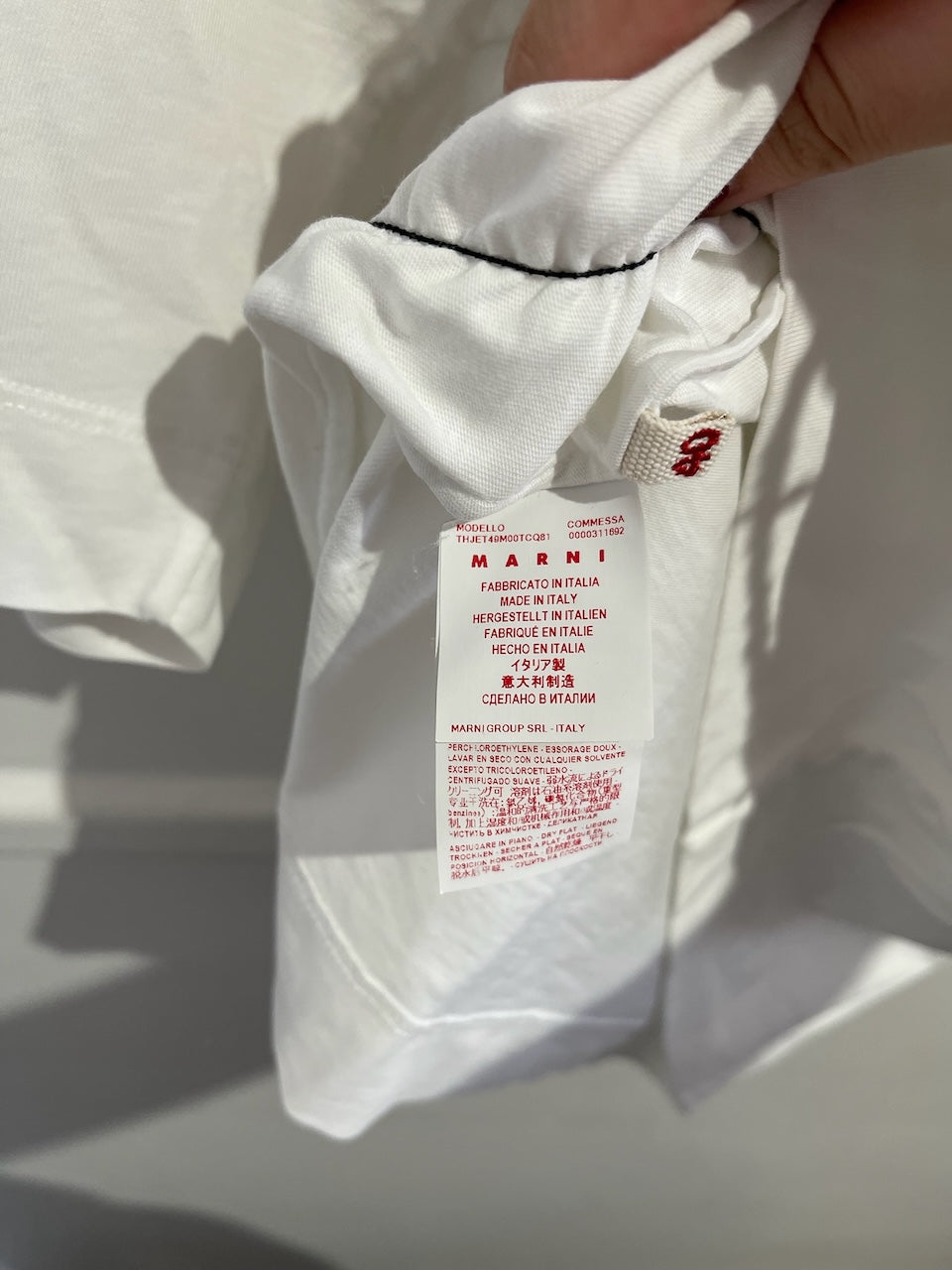 T-shirt Marni blanc T.36