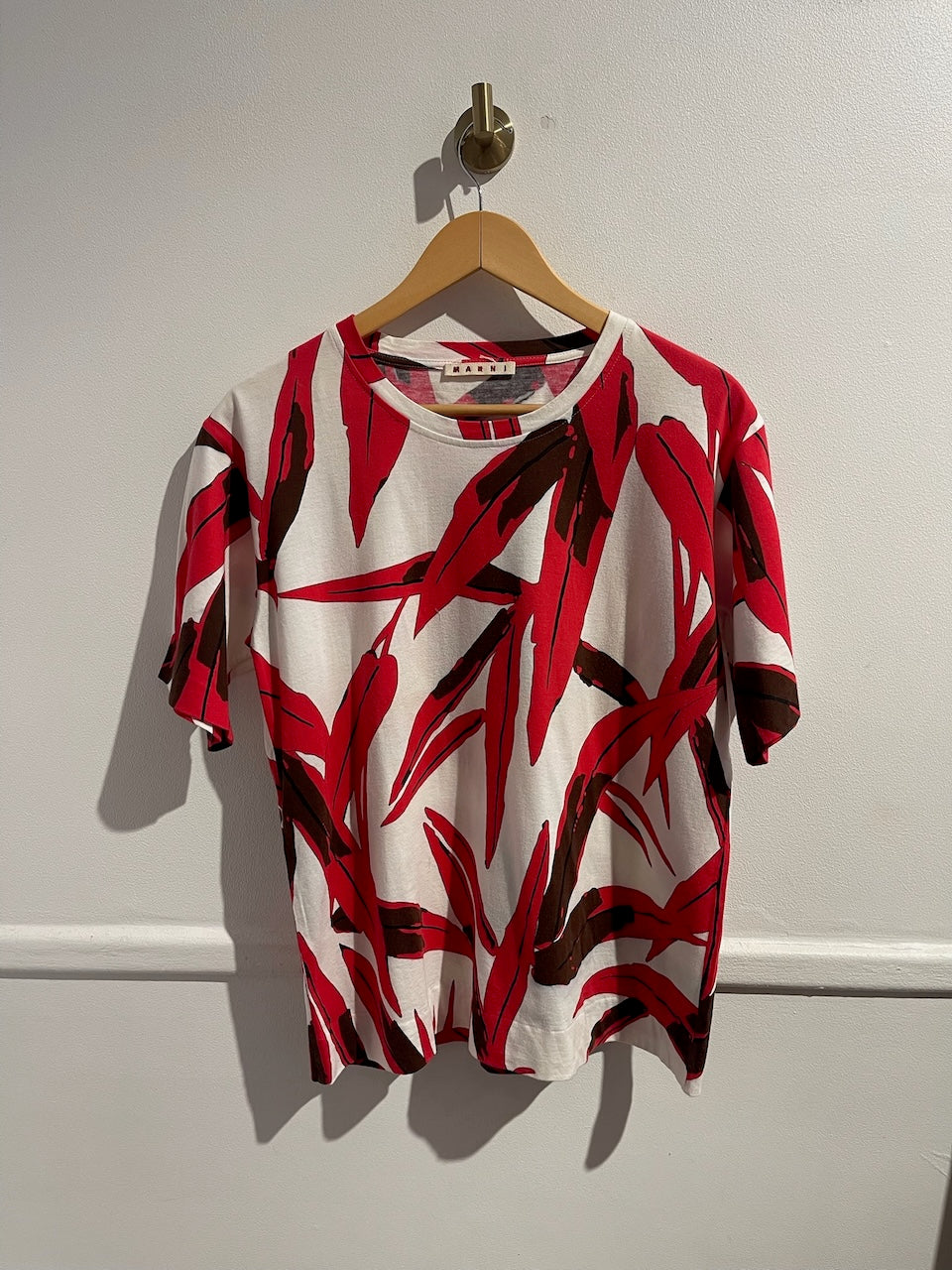 T-shirt Marni rouge T.40