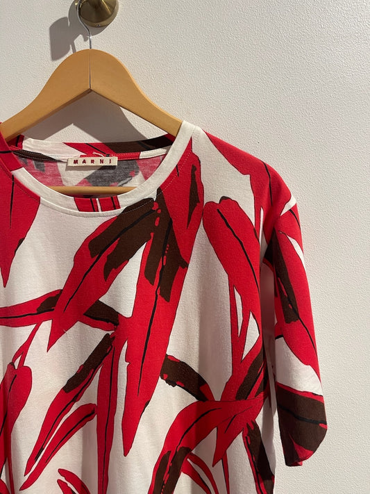T-shirt Marni rouge T.40