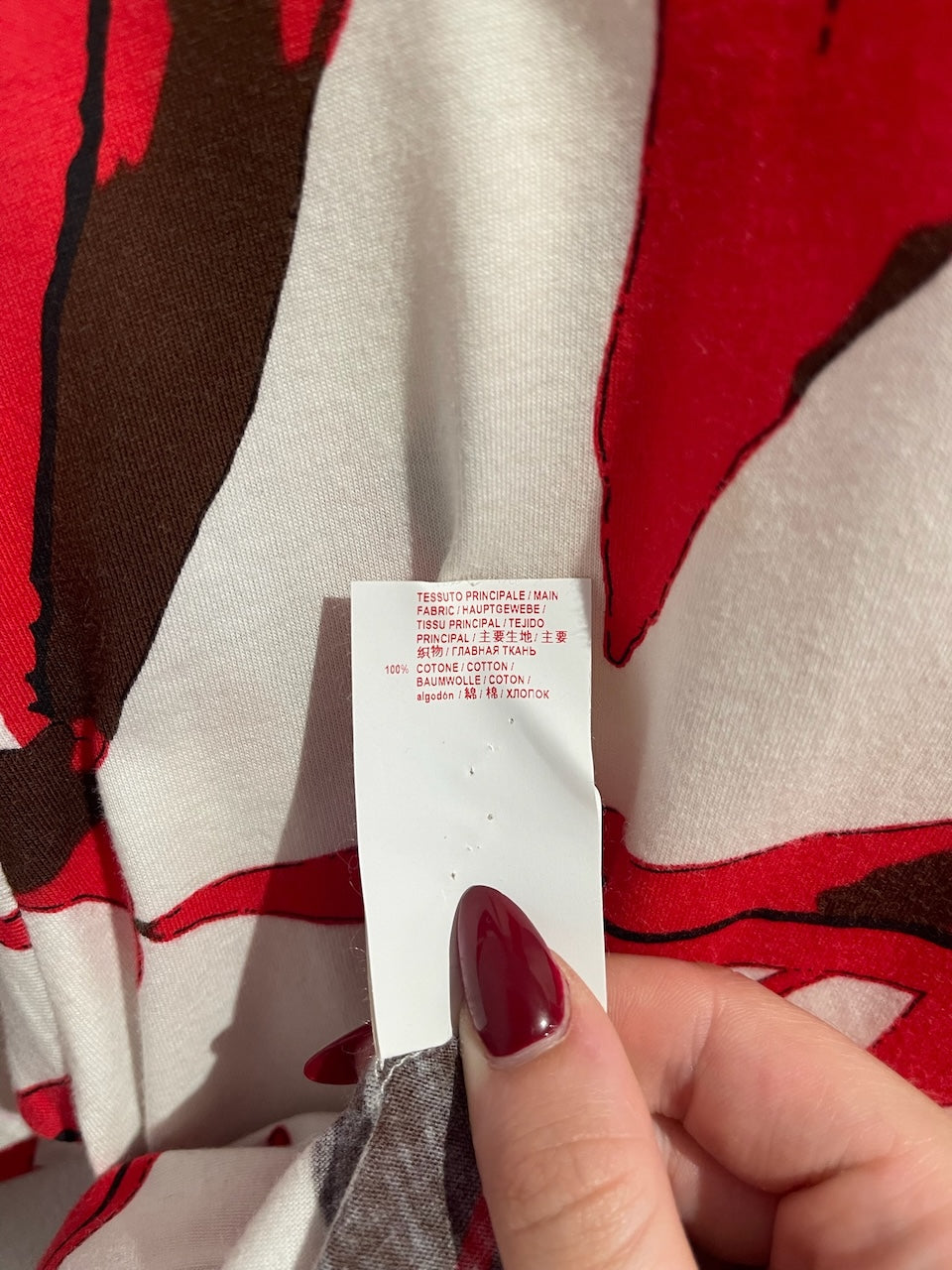 T-shirt Marni rouge T.40