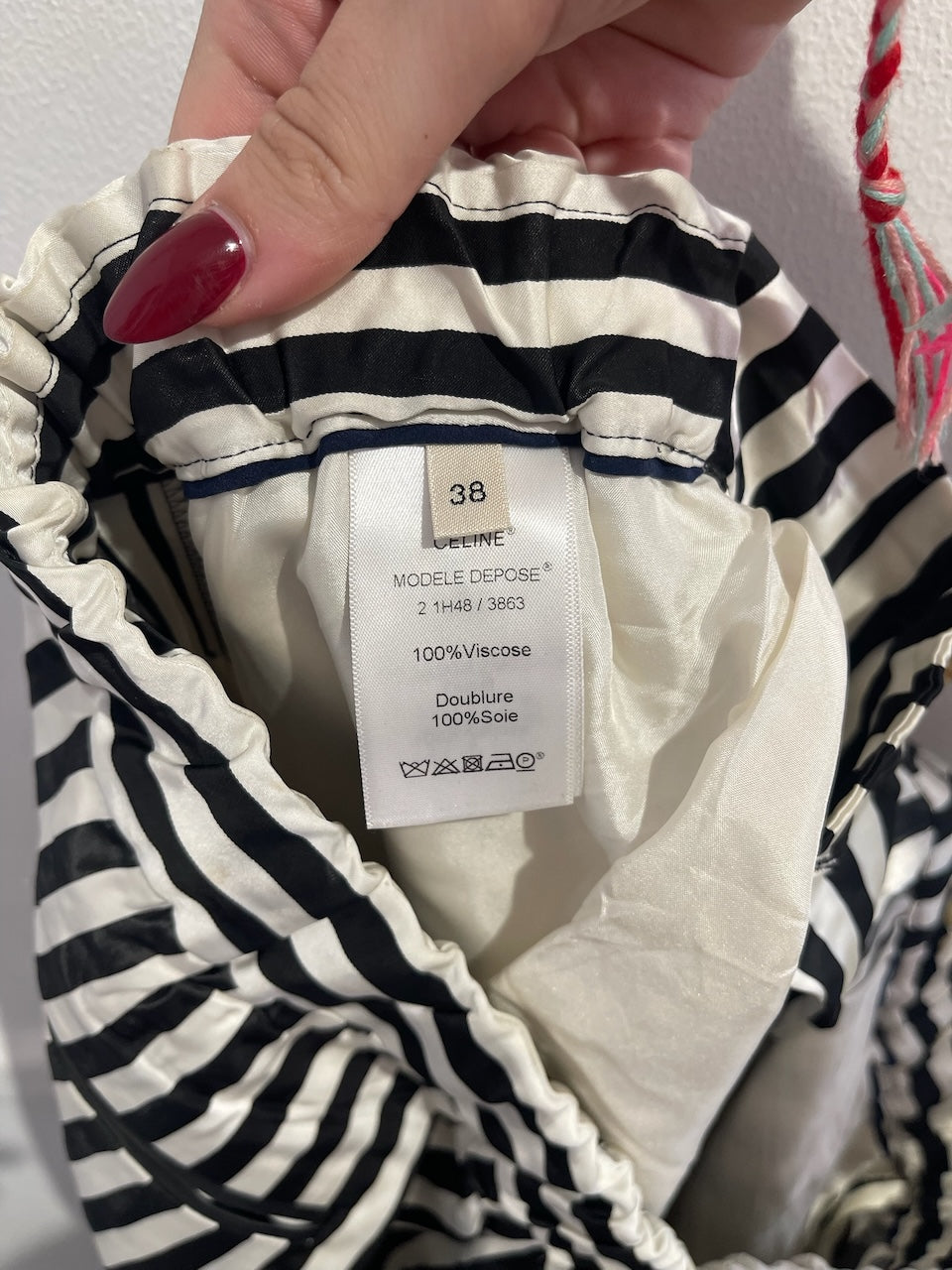 Pantalon Celine rayé T.38
