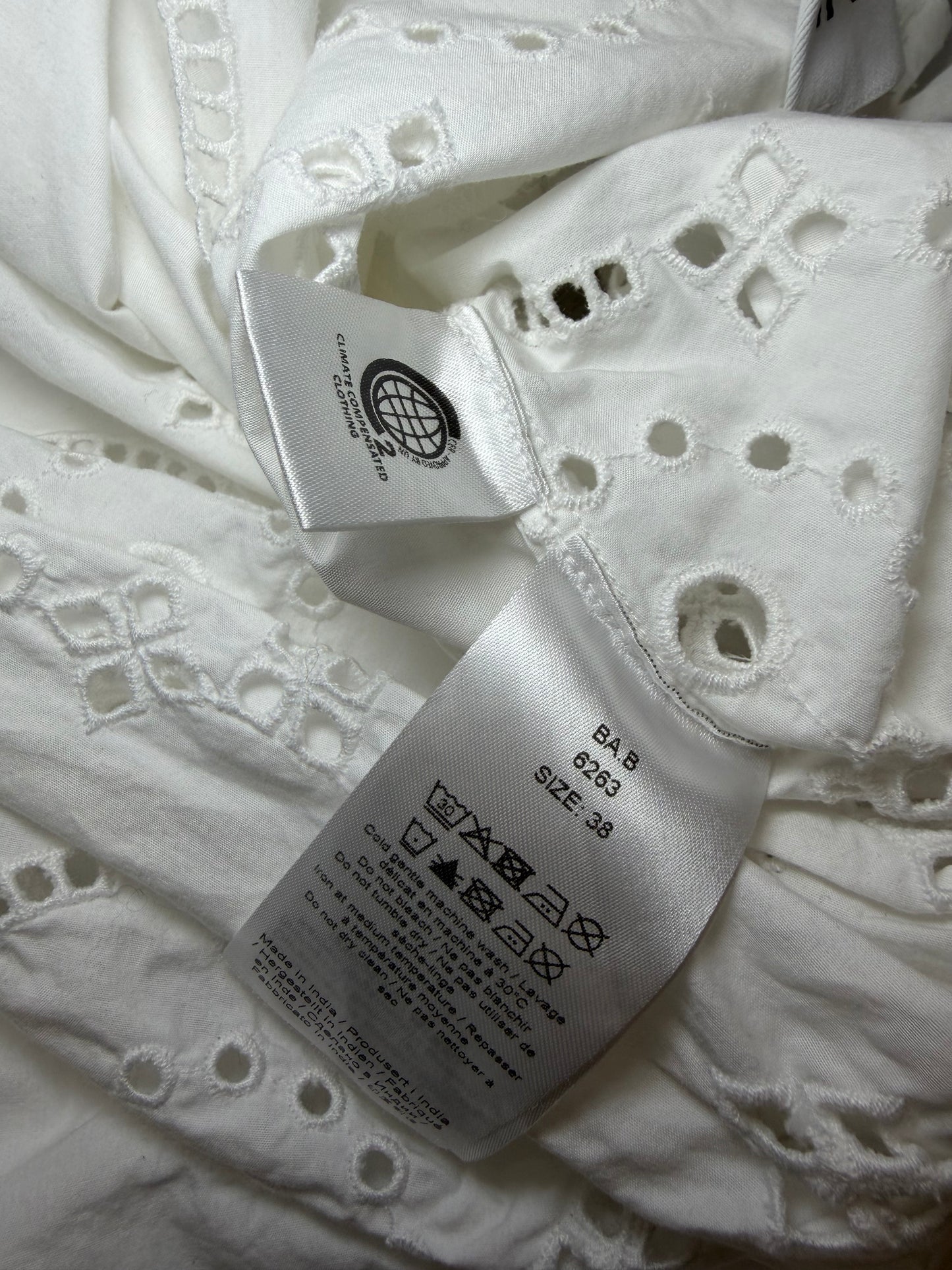 Blouse Ganni blanche T.38