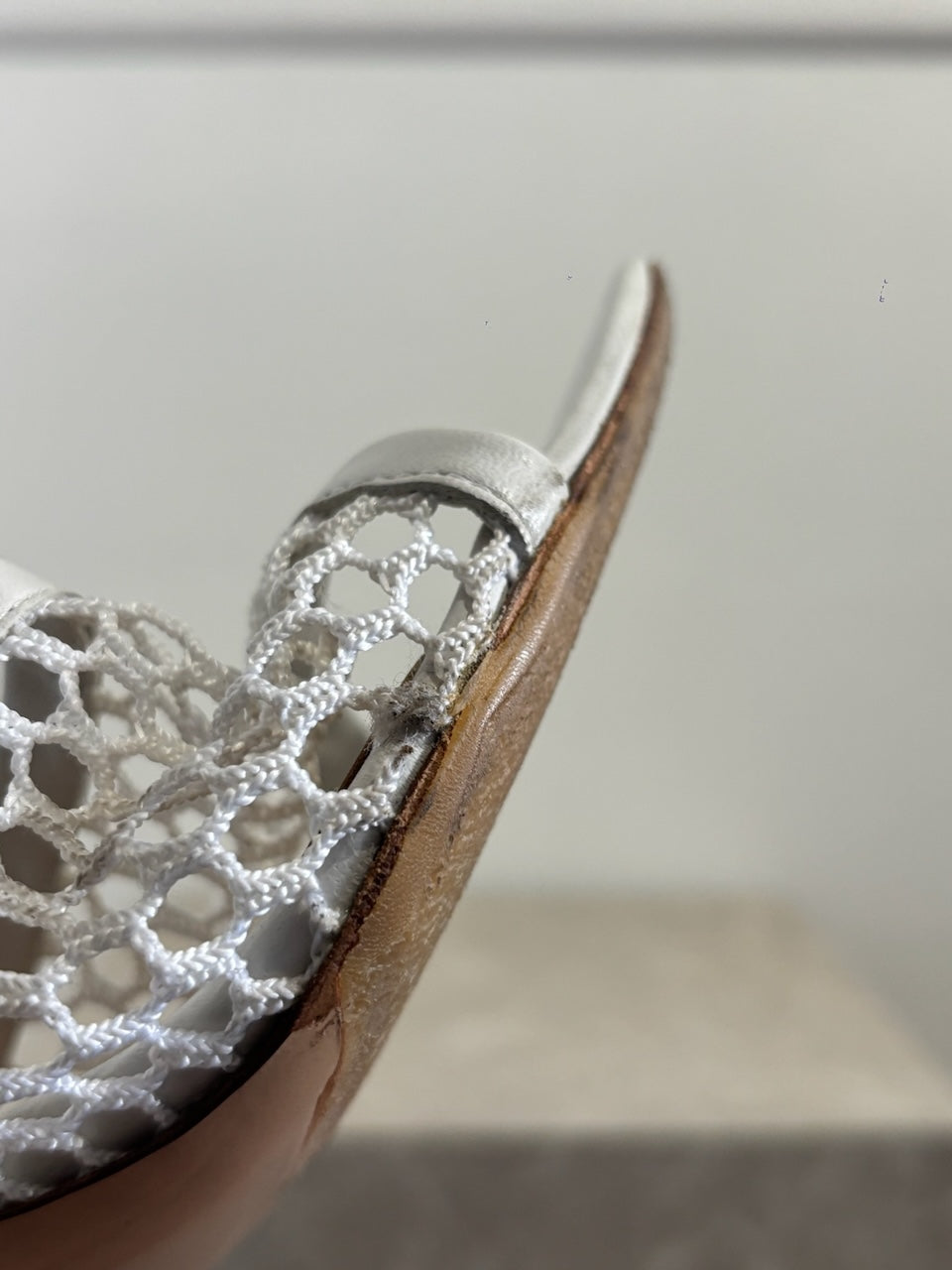 Mules Gianvito Rossi blanches T.38