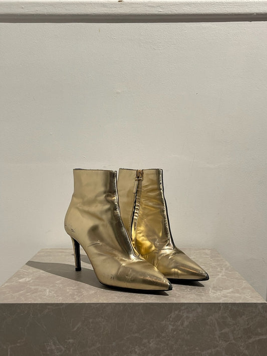 Bottines Balenciaga dorées T.37