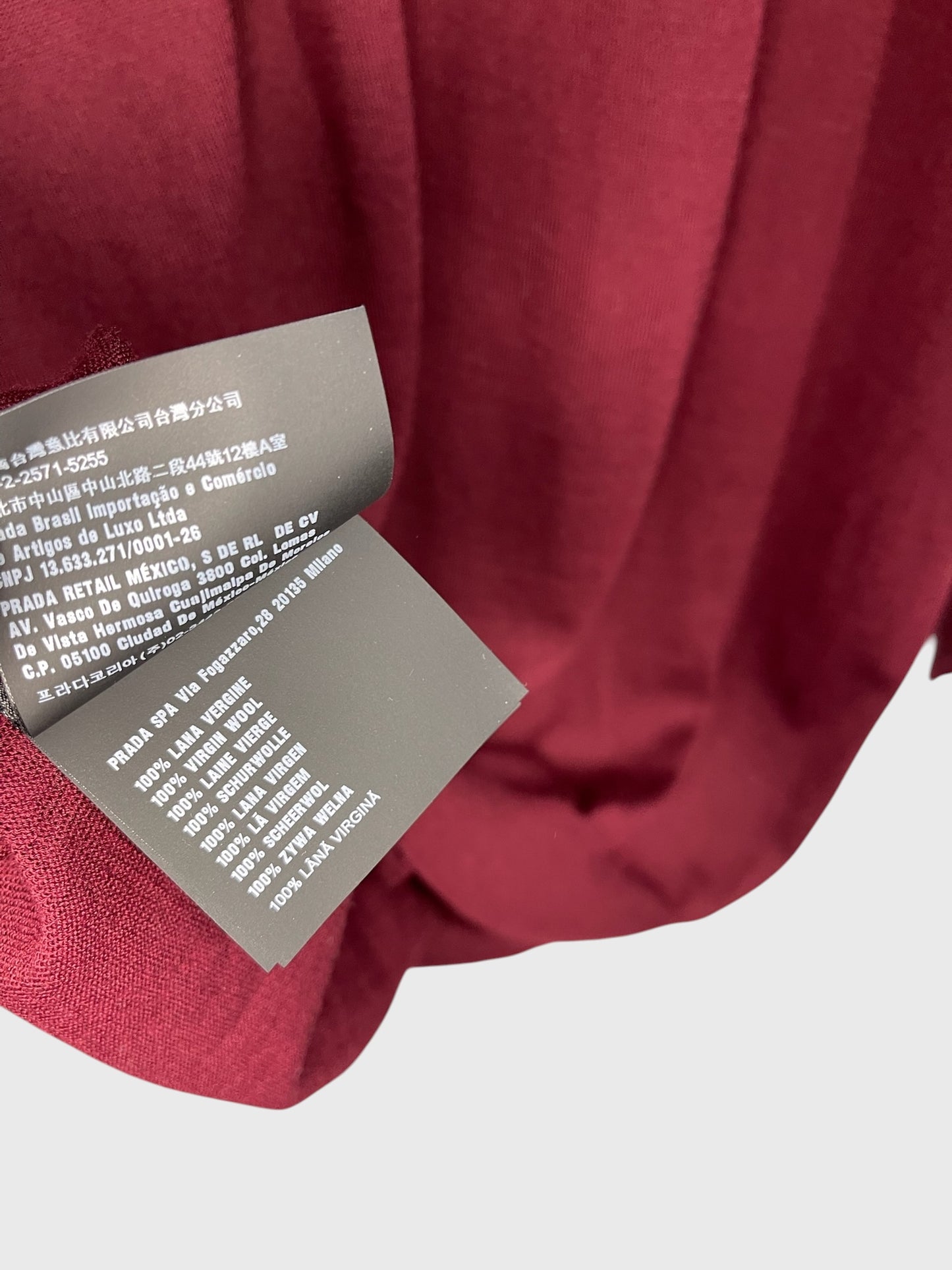 Pull Prada bordeaux T.42