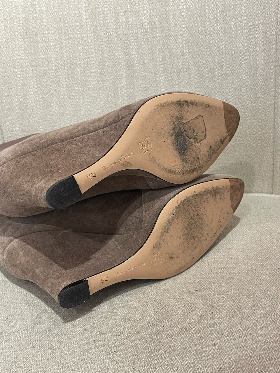Boots Gianvito Rossi beige T.37,5