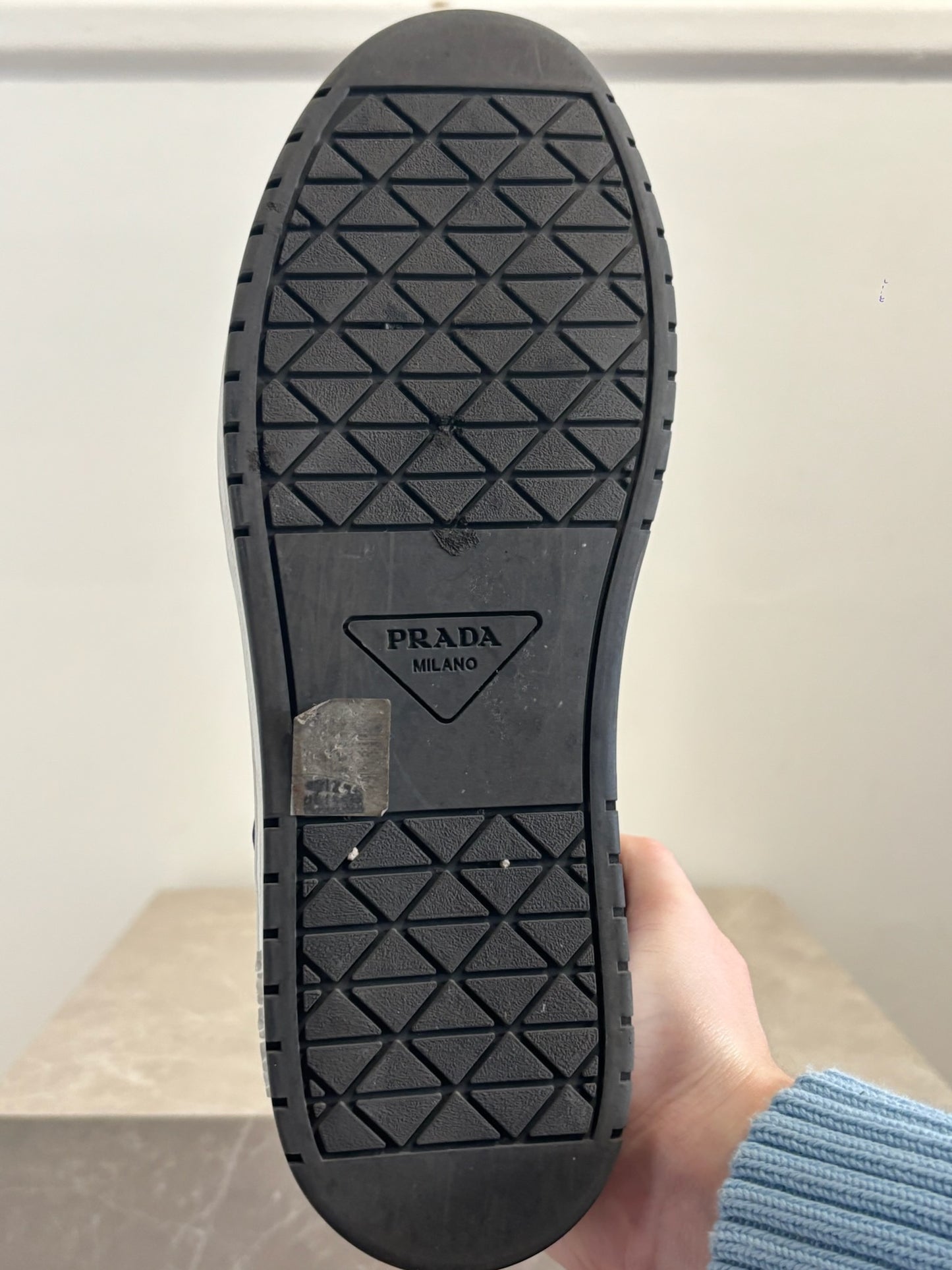 Baskets Prada Downtown noires T.39,5