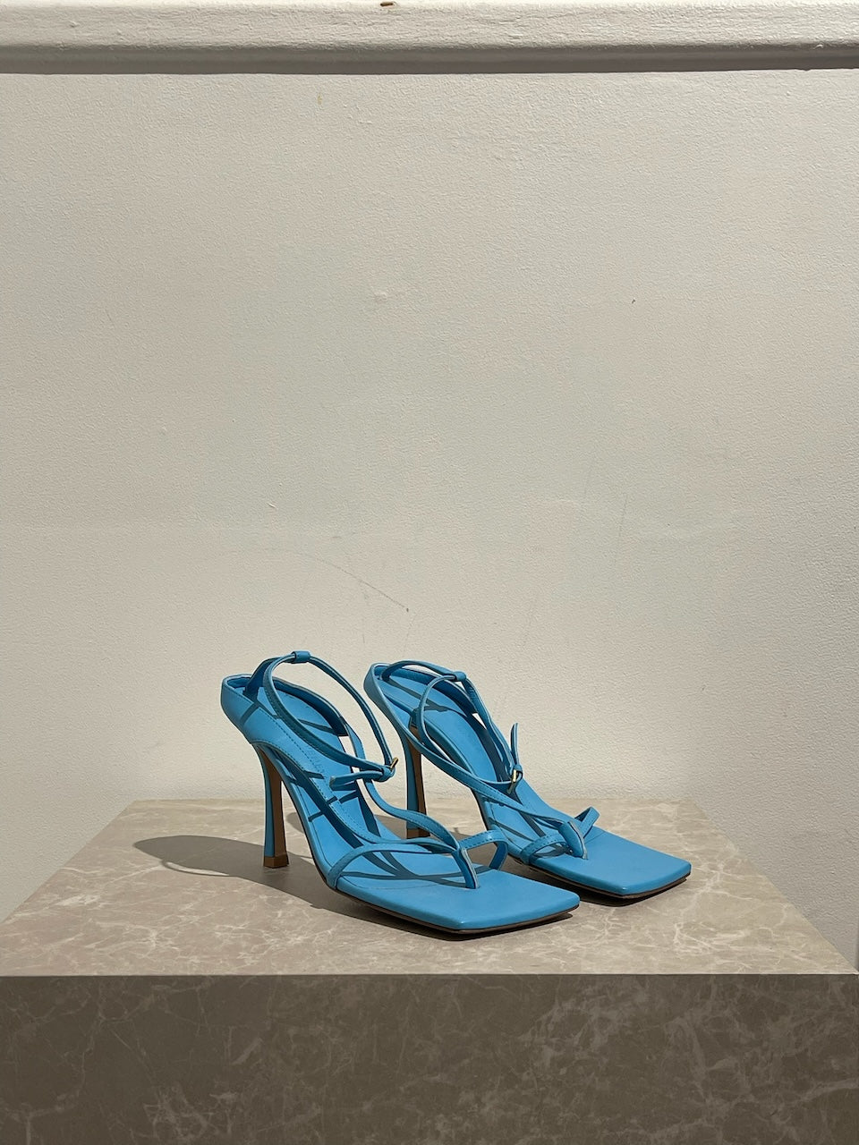 Sandales Bottega Veneta turquoise T.38