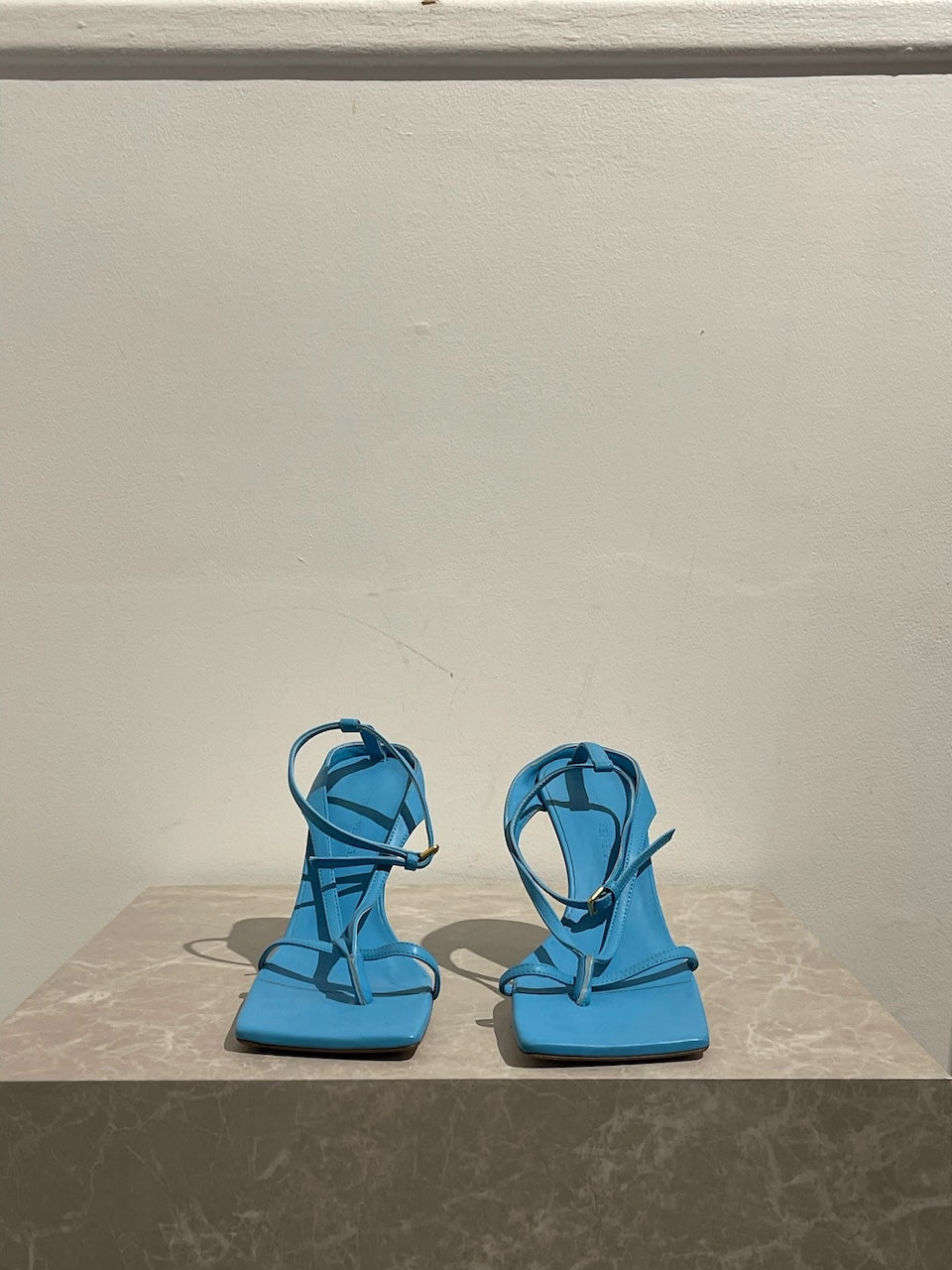 Sandales Bottega Veneta turquoise T.38