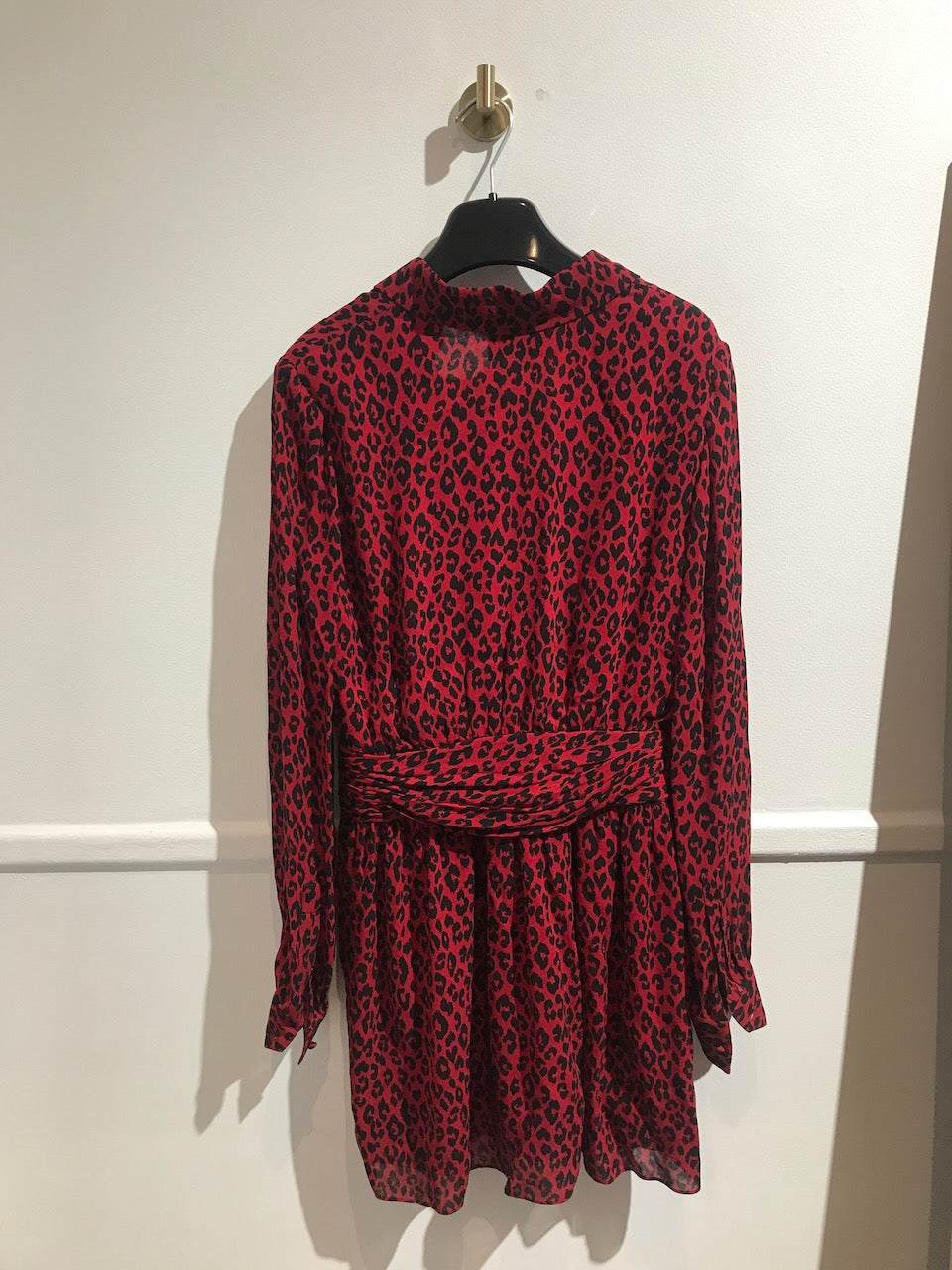 Robe Saint Laurent leopard T.42