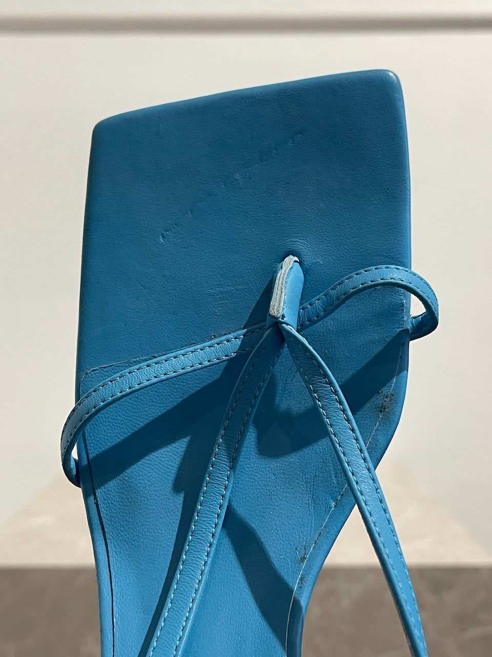 Sandales Bottega Veneta turquoise T.38