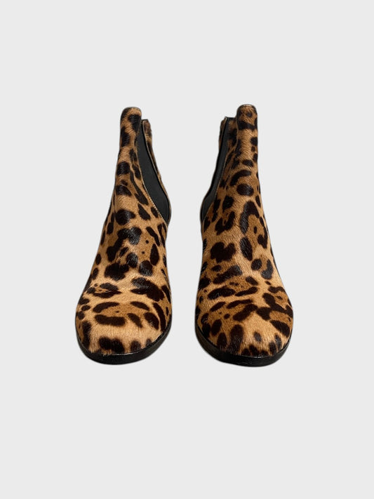 Bottines Fendi léopard T.38