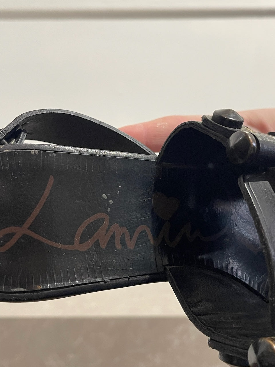 Sandales Lanvin noires T.37