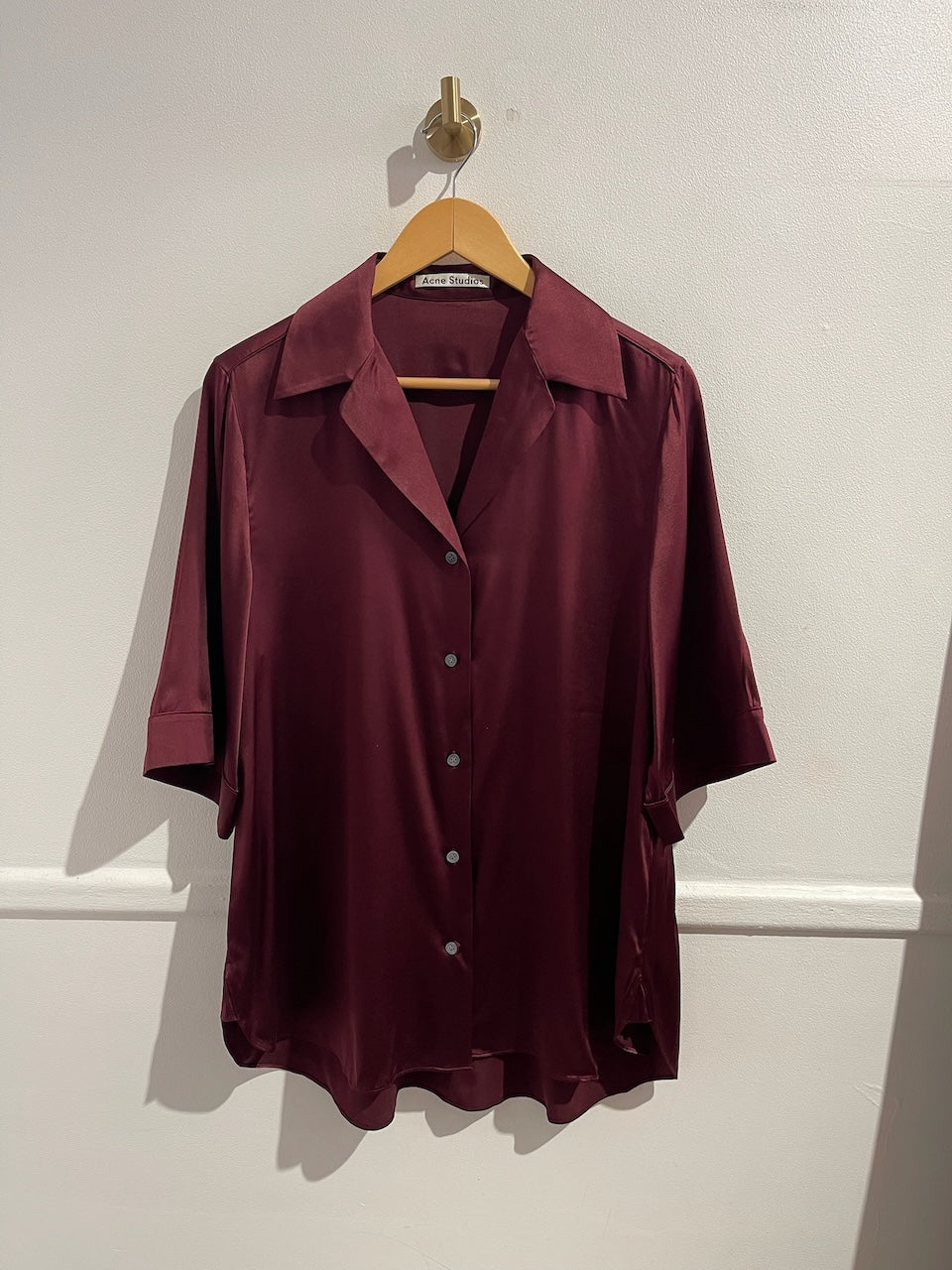 Chemise Acne Studios bordeaux T.36