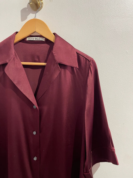 Chemise Acne Studios bordeaux T.36