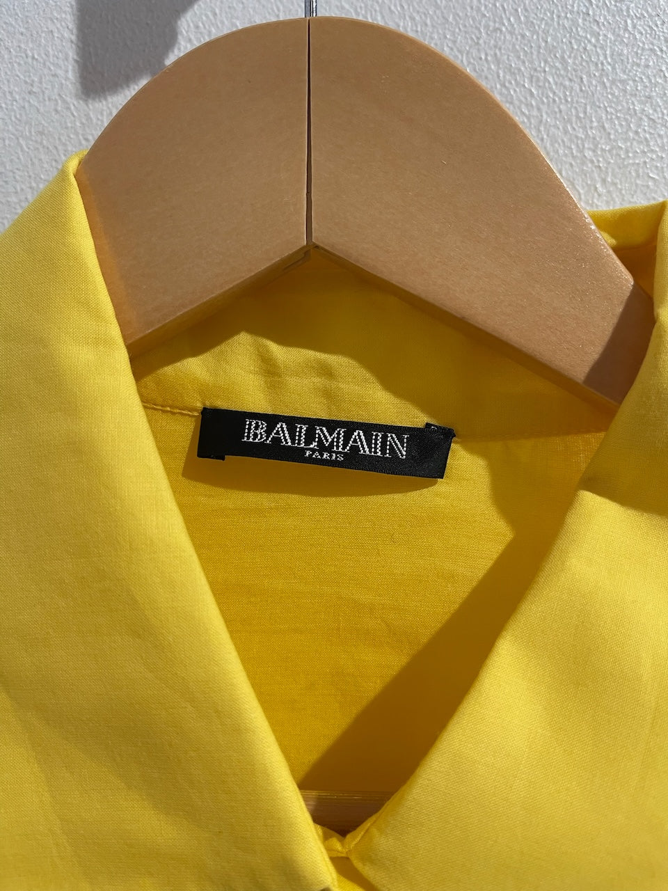 Chemisier Balmain jaune T.42