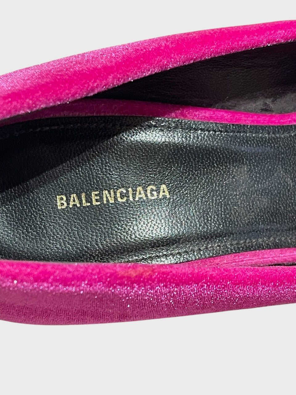 Escarpins Balenciaga roses T.36,5